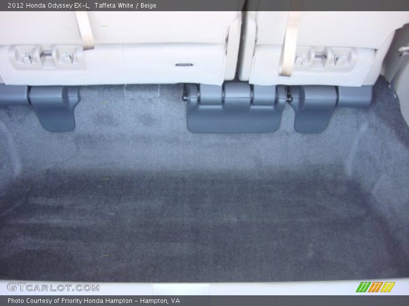 Taffeta White / Beige 2012 Honda Odyssey EX-L