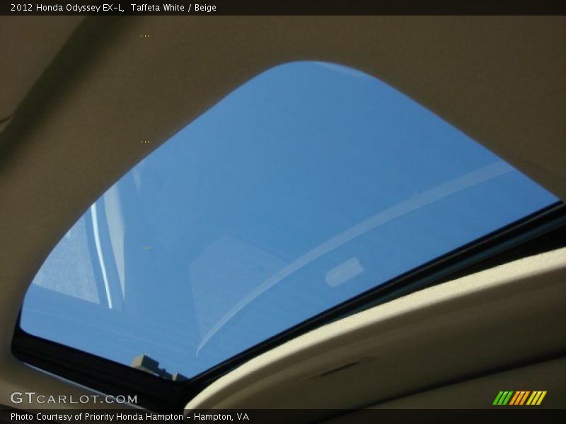 Taffeta White / Beige 2012 Honda Odyssey EX-L