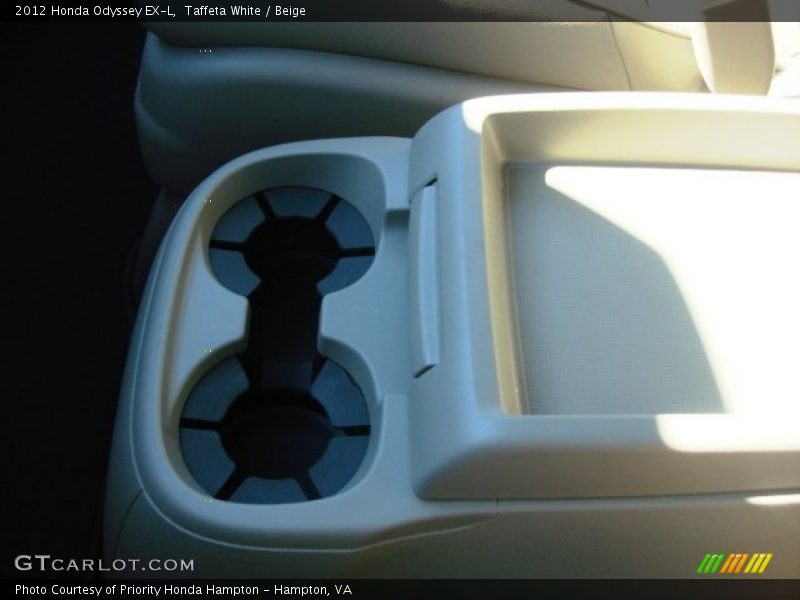 Taffeta White / Beige 2012 Honda Odyssey EX-L