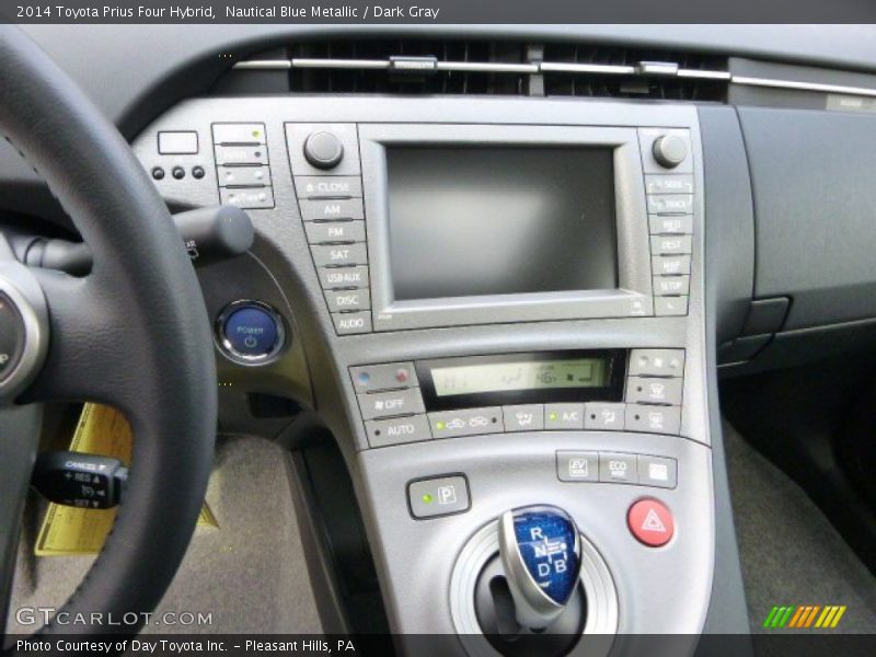 Nautical Blue Metallic / Dark Gray 2014 Toyota Prius Four Hybrid