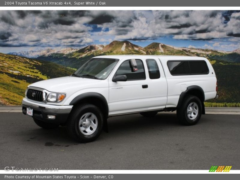 Super White / Oak 2004 Toyota Tacoma V6 Xtracab 4x4