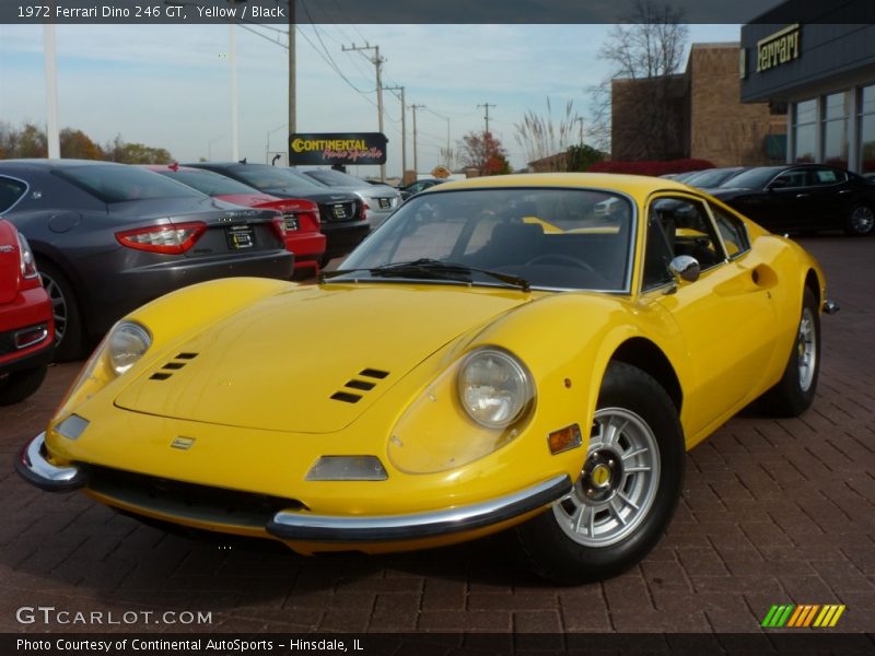 Front 3/4 View of 1972 Dino 246 GT