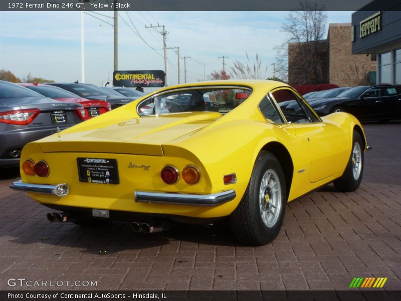 Yellow / Black 1972 Ferrari Dino 246 GT