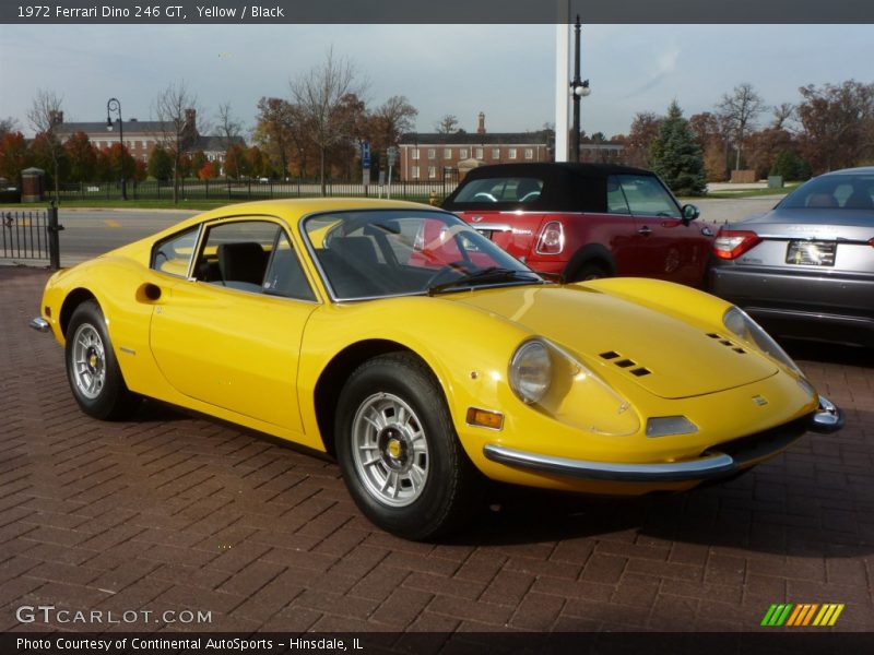 Front 3/4 View of 1972 Dino 246 GT