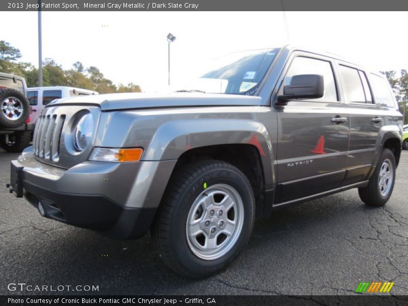 Mineral Gray Metallic / Dark Slate Gray 2013 Jeep Patriot Sport