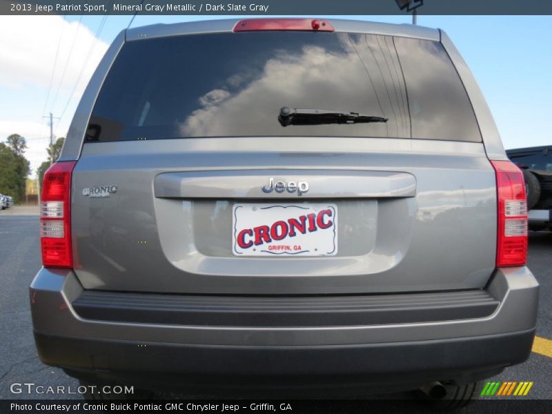 Mineral Gray Metallic / Dark Slate Gray 2013 Jeep Patriot Sport