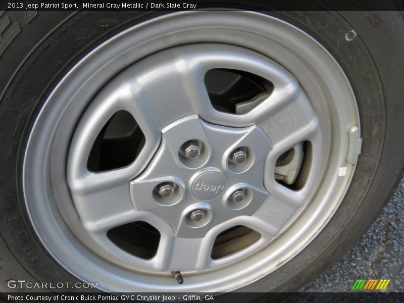 Mineral Gray Metallic / Dark Slate Gray 2013 Jeep Patriot Sport