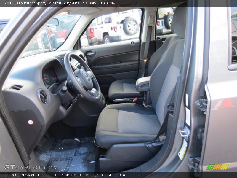 Mineral Gray Metallic / Dark Slate Gray 2013 Jeep Patriot Sport