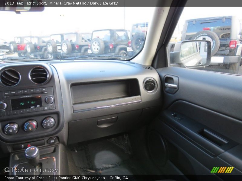 Mineral Gray Metallic / Dark Slate Gray 2013 Jeep Patriot Sport