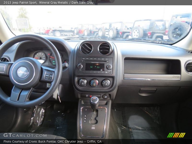 Mineral Gray Metallic / Dark Slate Gray 2013 Jeep Patriot Sport