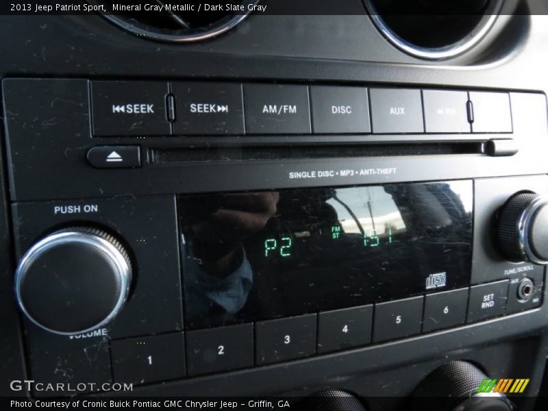 Mineral Gray Metallic / Dark Slate Gray 2013 Jeep Patriot Sport
