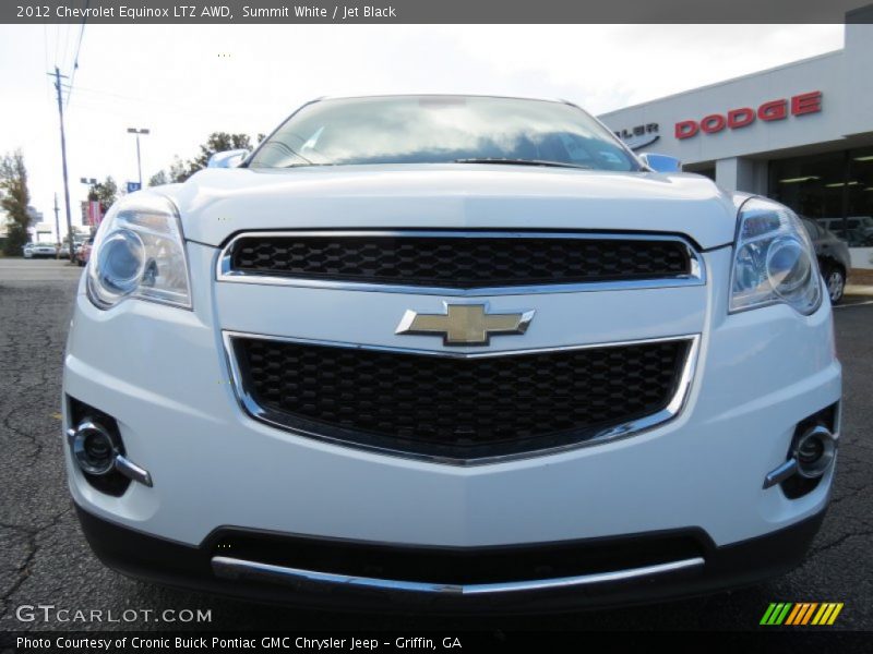 Summit White / Jet Black 2012 Chevrolet Equinox LTZ AWD
