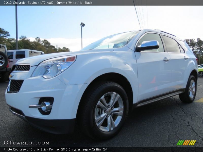 Summit White / Jet Black 2012 Chevrolet Equinox LTZ AWD