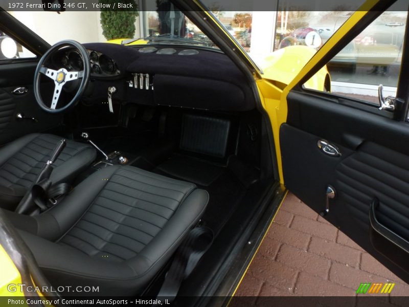  1972 Dino 246 GT Black Interior
