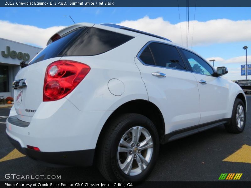Summit White / Jet Black 2012 Chevrolet Equinox LTZ AWD