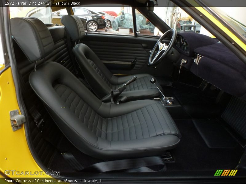 Front Seat of 1972 Dino 246 GT