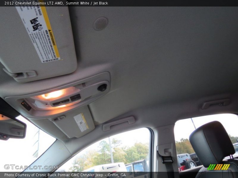 Summit White / Jet Black 2012 Chevrolet Equinox LTZ AWD