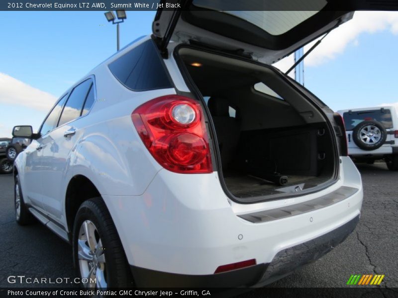 Summit White / Jet Black 2012 Chevrolet Equinox LTZ AWD