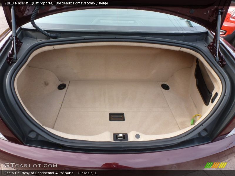  2008 Quattroporte  Trunk
