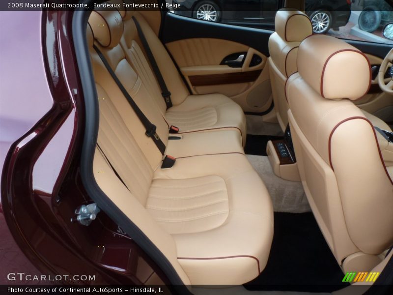 Rear Seat of 2008 Quattroporte 