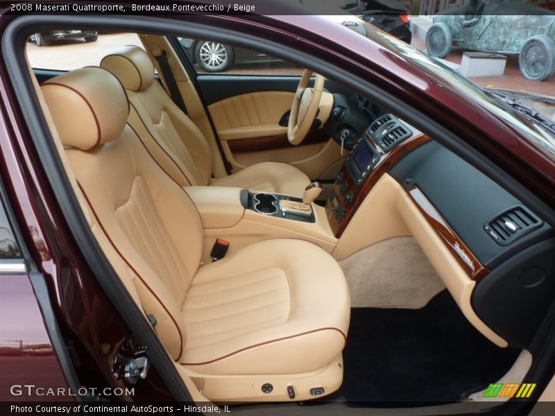 Front Seat of 2008 Quattroporte 