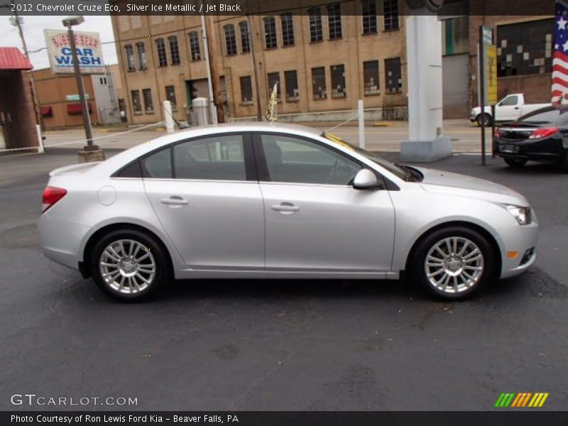 Silver Ice Metallic / Jet Black 2012 Chevrolet Cruze Eco