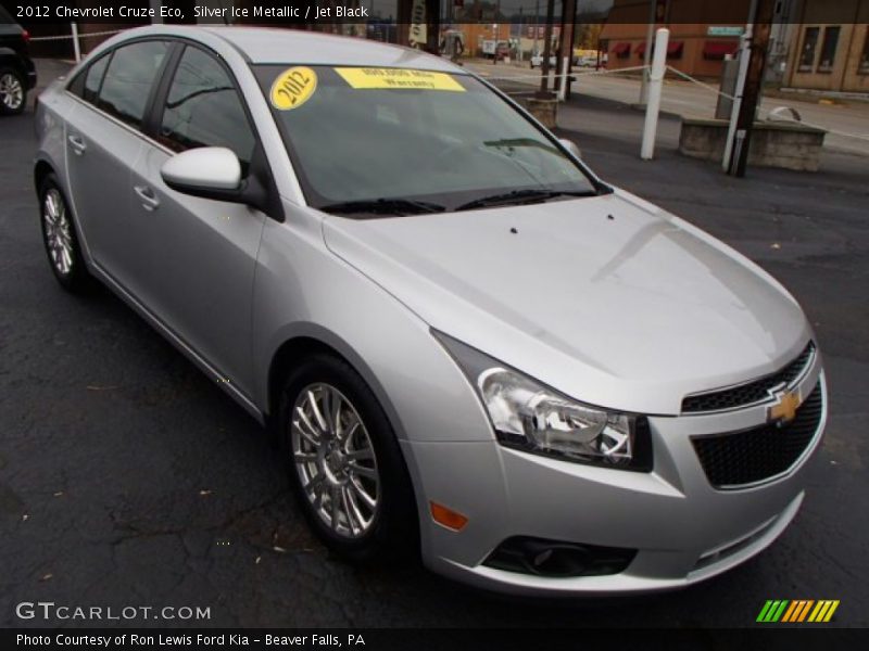 Silver Ice Metallic / Jet Black 2012 Chevrolet Cruze Eco