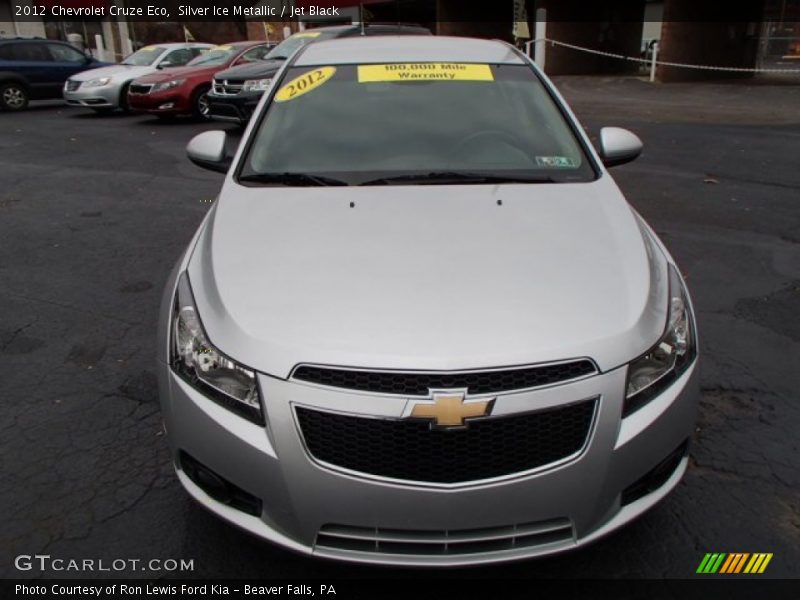 Silver Ice Metallic / Jet Black 2012 Chevrolet Cruze Eco