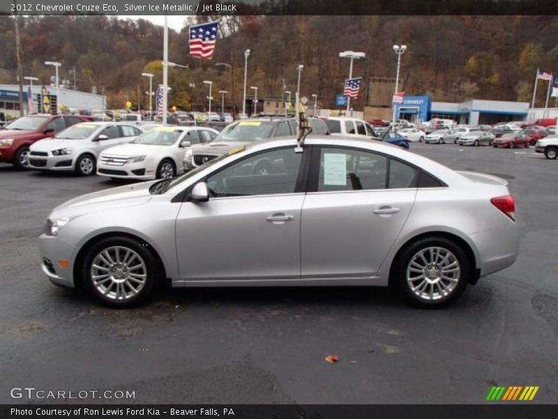 Silver Ice Metallic / Jet Black 2012 Chevrolet Cruze Eco
