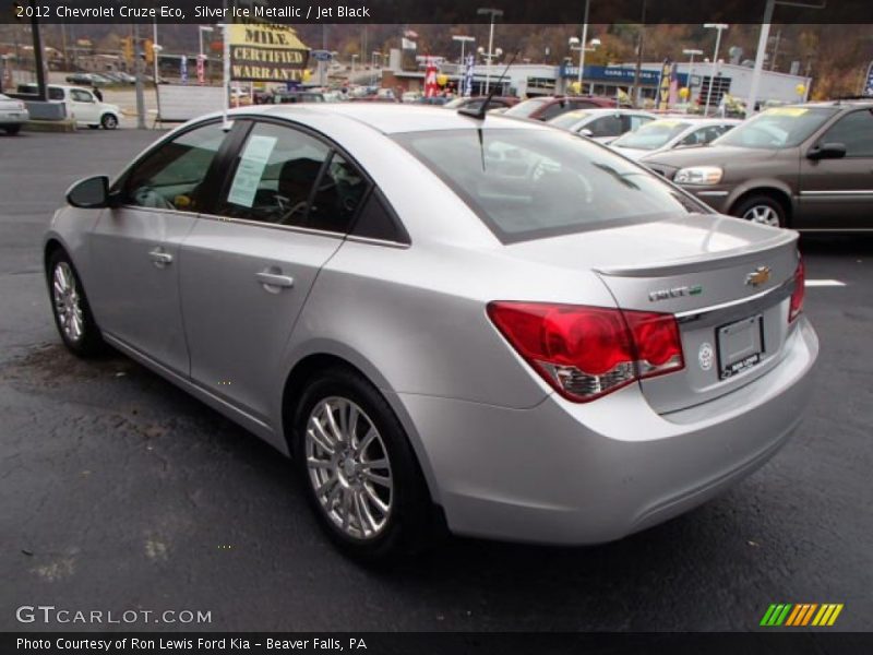 Silver Ice Metallic / Jet Black 2012 Chevrolet Cruze Eco