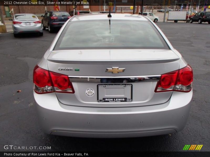 Silver Ice Metallic / Jet Black 2012 Chevrolet Cruze Eco