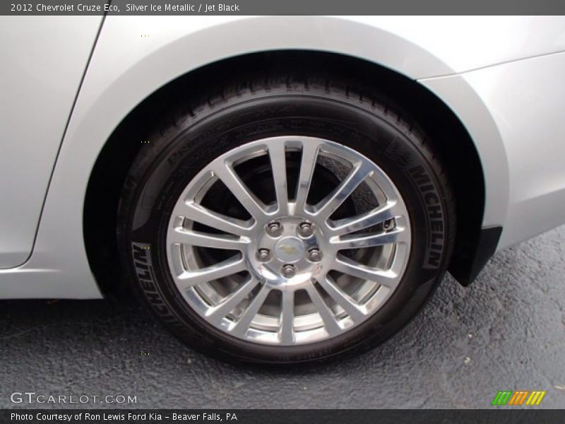 Silver Ice Metallic / Jet Black 2012 Chevrolet Cruze Eco