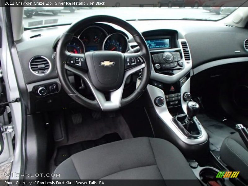 Silver Ice Metallic / Jet Black 2012 Chevrolet Cruze Eco
