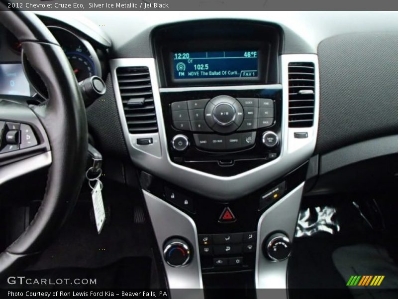 Silver Ice Metallic / Jet Black 2012 Chevrolet Cruze Eco