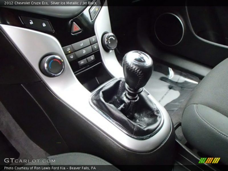Silver Ice Metallic / Jet Black 2012 Chevrolet Cruze Eco