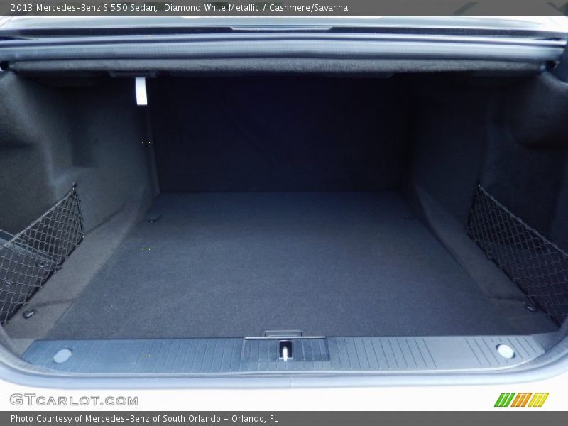 Diamond White Metallic / Cashmere/Savanna 2013 Mercedes-Benz S 550 Sedan