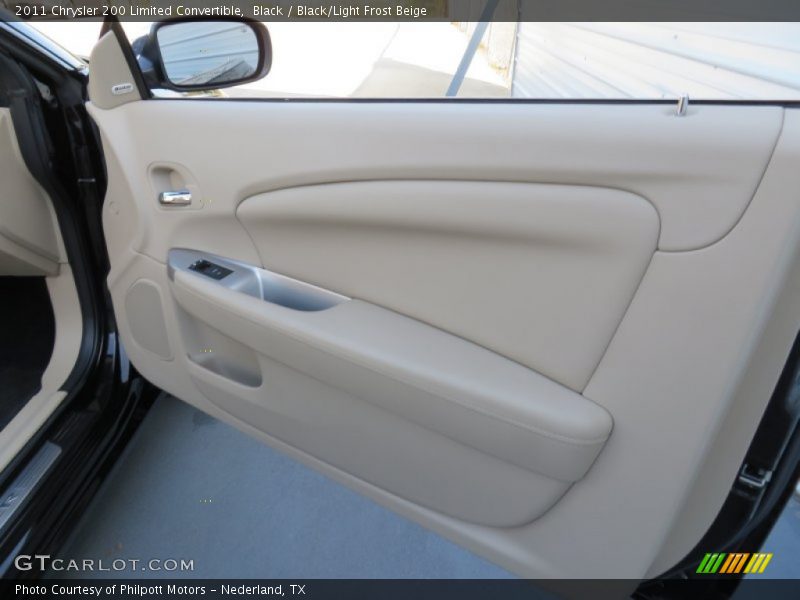 Black / Black/Light Frost Beige 2011 Chrysler 200 Limited Convertible