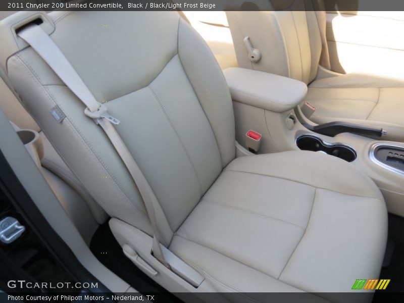 Black / Black/Light Frost Beige 2011 Chrysler 200 Limited Convertible
