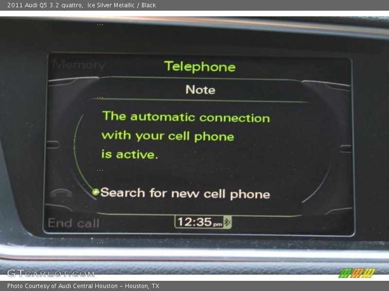 Ice Silver Metallic / Black 2011 Audi Q5 3.2 quattro