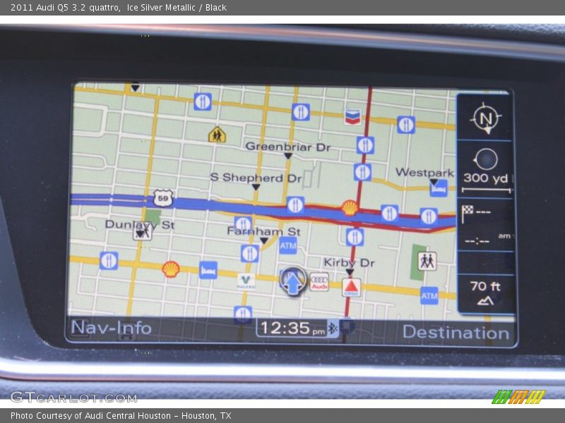 Ice Silver Metallic / Black 2011 Audi Q5 3.2 quattro