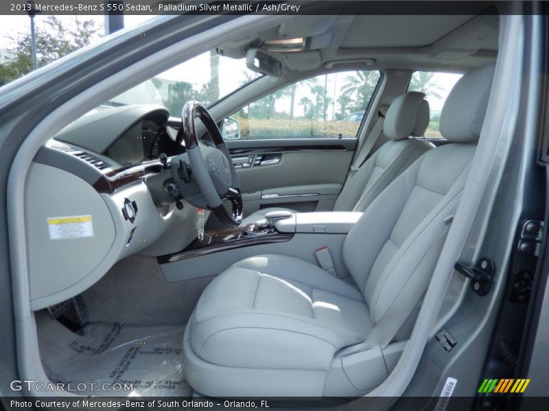 Palladium Silver Metallic / Ash/Grey 2013 Mercedes-Benz S 550 Sedan