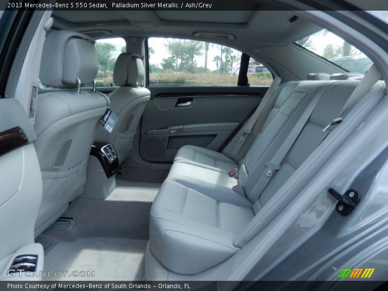 Palladium Silver Metallic / Ash/Grey 2013 Mercedes-Benz S 550 Sedan