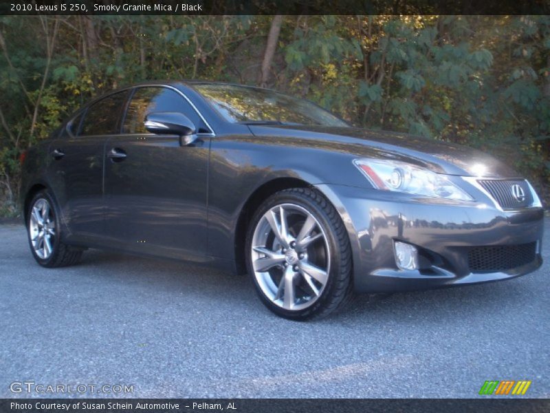 Smoky Granite Mica / Black 2010 Lexus IS 250