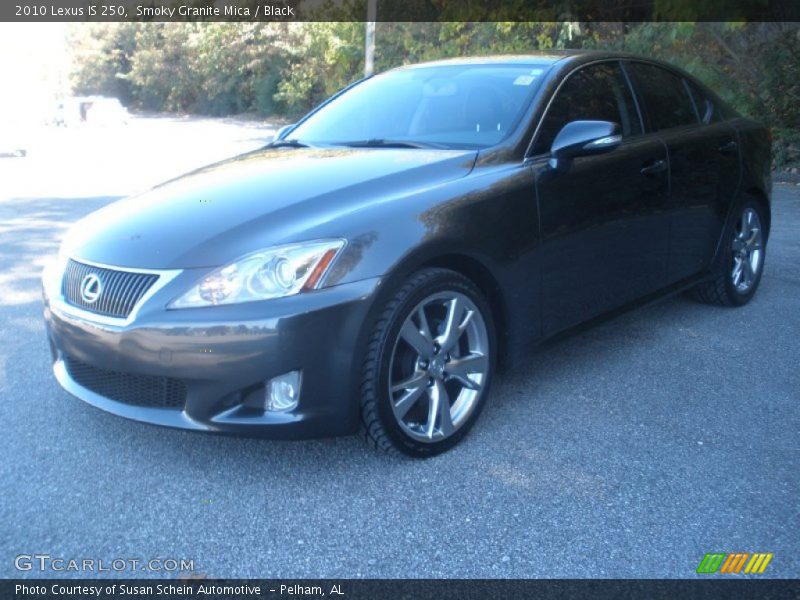 Smoky Granite Mica / Black 2010 Lexus IS 250