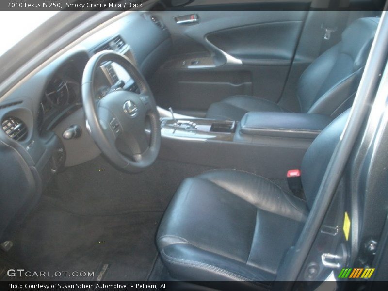 Smoky Granite Mica / Black 2010 Lexus IS 250