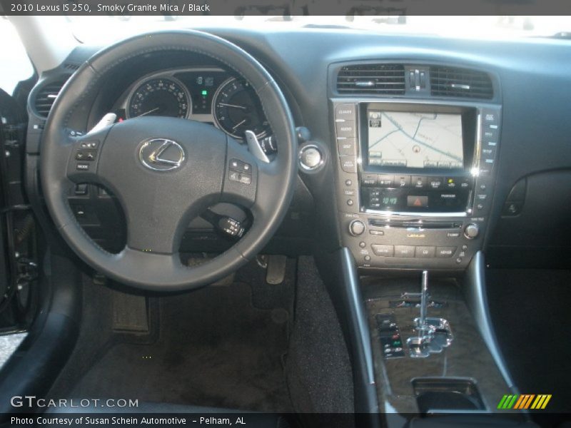 Smoky Granite Mica / Black 2010 Lexus IS 250