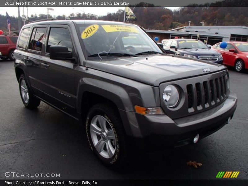 Mineral Gray Metallic / Dark Slate Gray 2013 Jeep Patriot Sport 4x4