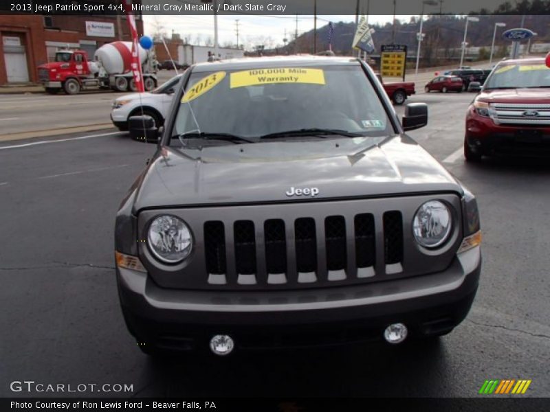 Mineral Gray Metallic / Dark Slate Gray 2013 Jeep Patriot Sport 4x4