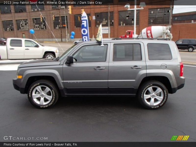 Mineral Gray Metallic / Dark Slate Gray 2013 Jeep Patriot Sport 4x4