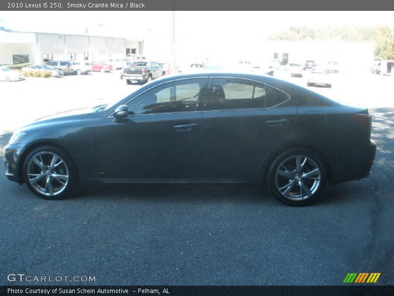 Smoky Granite Mica / Black 2010 Lexus IS 250